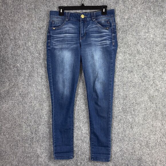 Democracy Jeans Womens Size 8 Blue ankle Stretch Ab Solution - Picture 1 of 10
